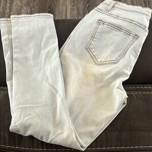 SHEIN Blue Straight Leg Jeans